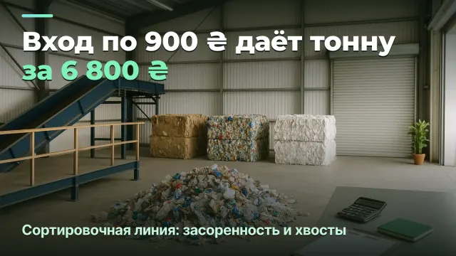 Сортировочная линия: дешёвое сырьё дороже