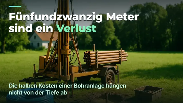Brunnenbohren: Gewinn je Brunnen statt je Meter