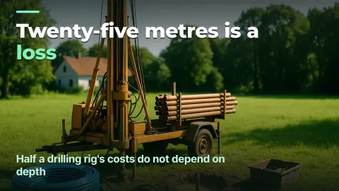 Water-well drilling: profit per well, not per metre