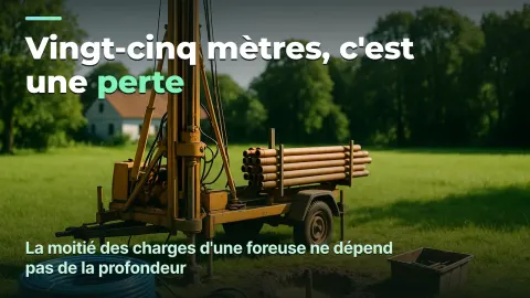 Forage de puits : le profit par puits, pas par mètre