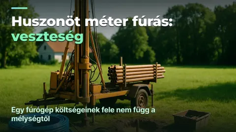 Kútfúrás: nyereség kutanként, nem méterenként