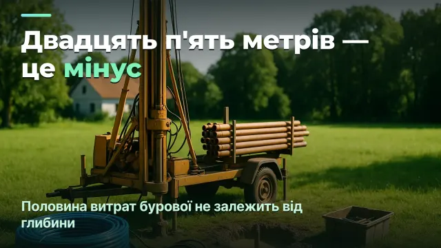Буріння свердловин: прибуток зі свердловини, а не з метра