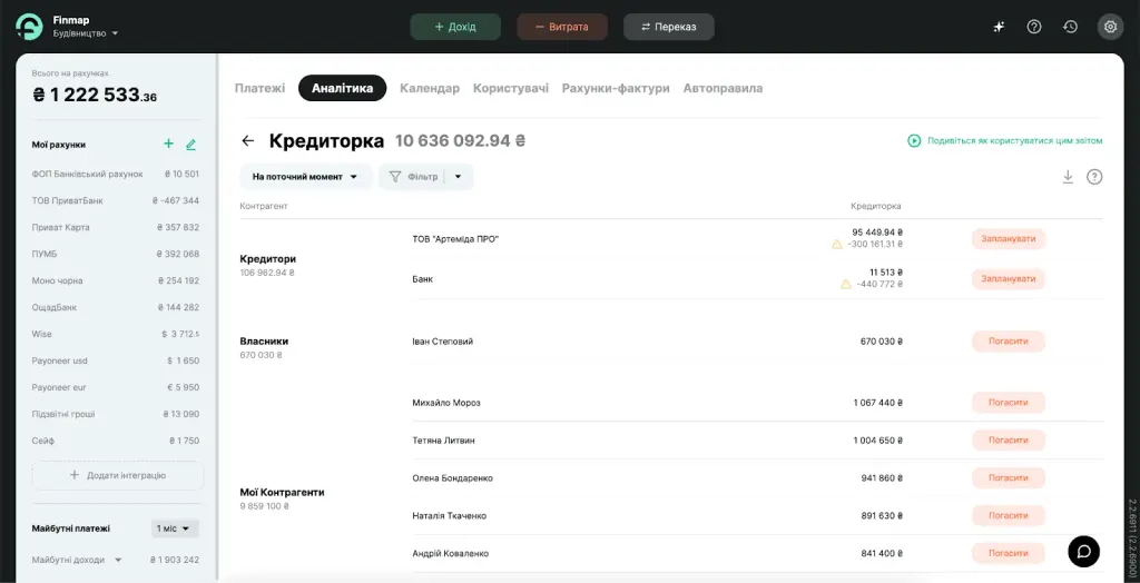 Приклад тестової компанії