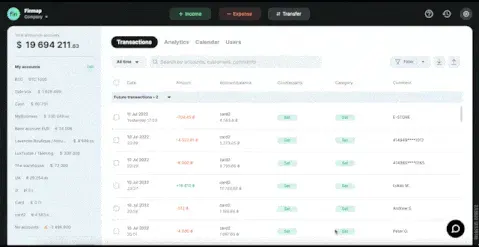 Automatically generated reports in Finmap