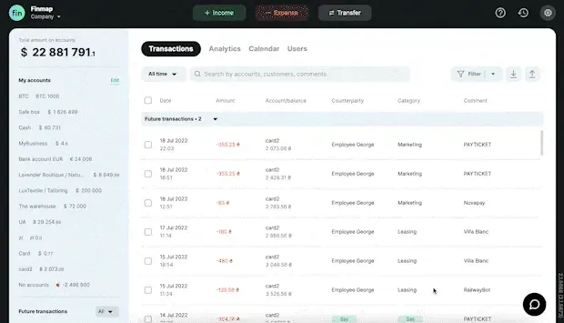 Integration options in Finmap