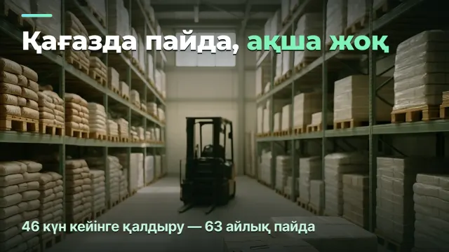 Кейінге қалдырумен көтерме: қағазда пайда, ақша жоқ