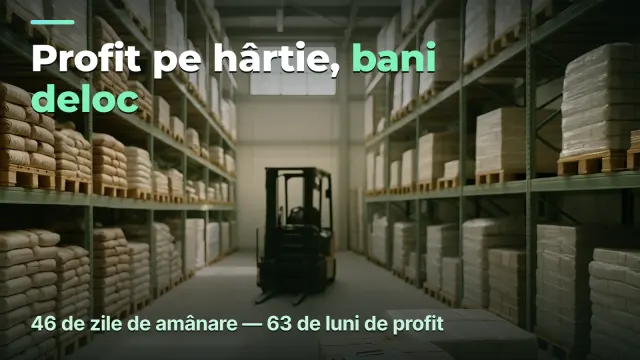 Ridicata cu amânare: profit pe hârtie, bani deloc