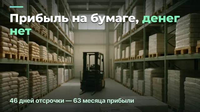 Опт с отсрочкой: прибыль на бумаге, денег нет