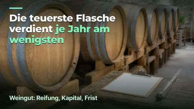 Weingut: Marge je Flasche und je Jahr