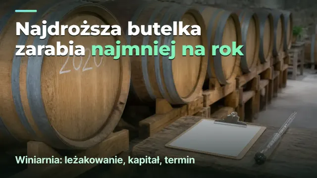 Winiarnia: marża z butelki i marża na rok