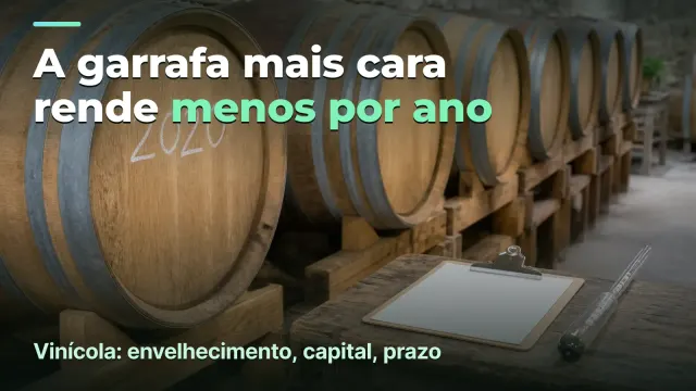 Vinícola: margem por garrafa e margem por ano