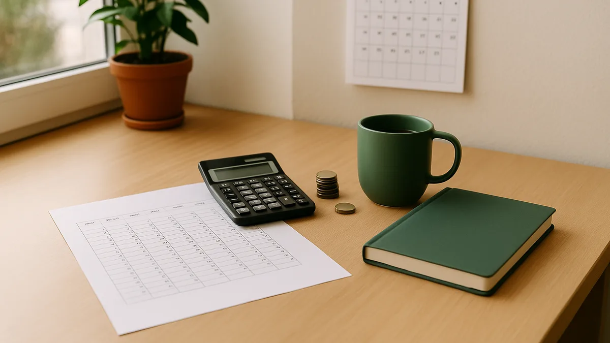 12-Month Cash Flow Forecast Template