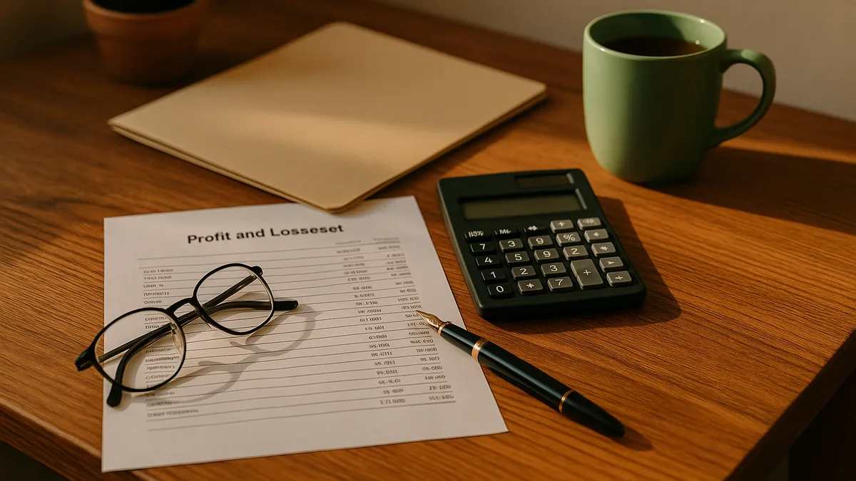 Monthly P&L / Income Statement Template